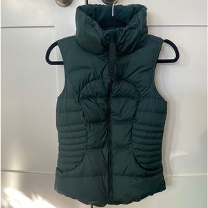 Dark Green Lululemon Puffer Vest